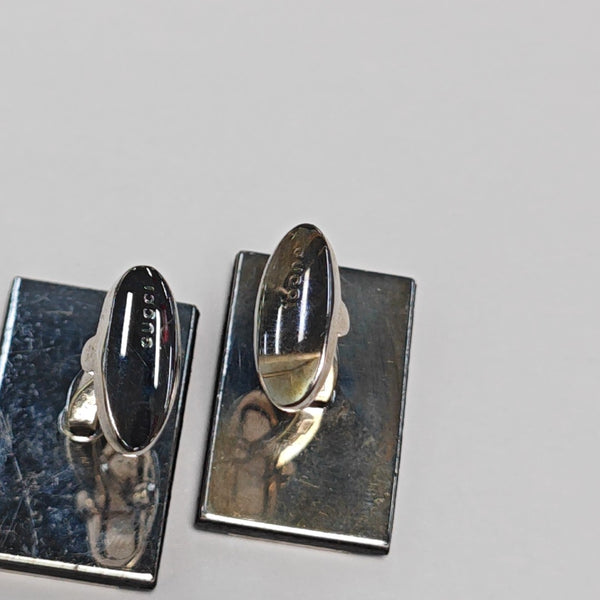Metal Cufflink Silver