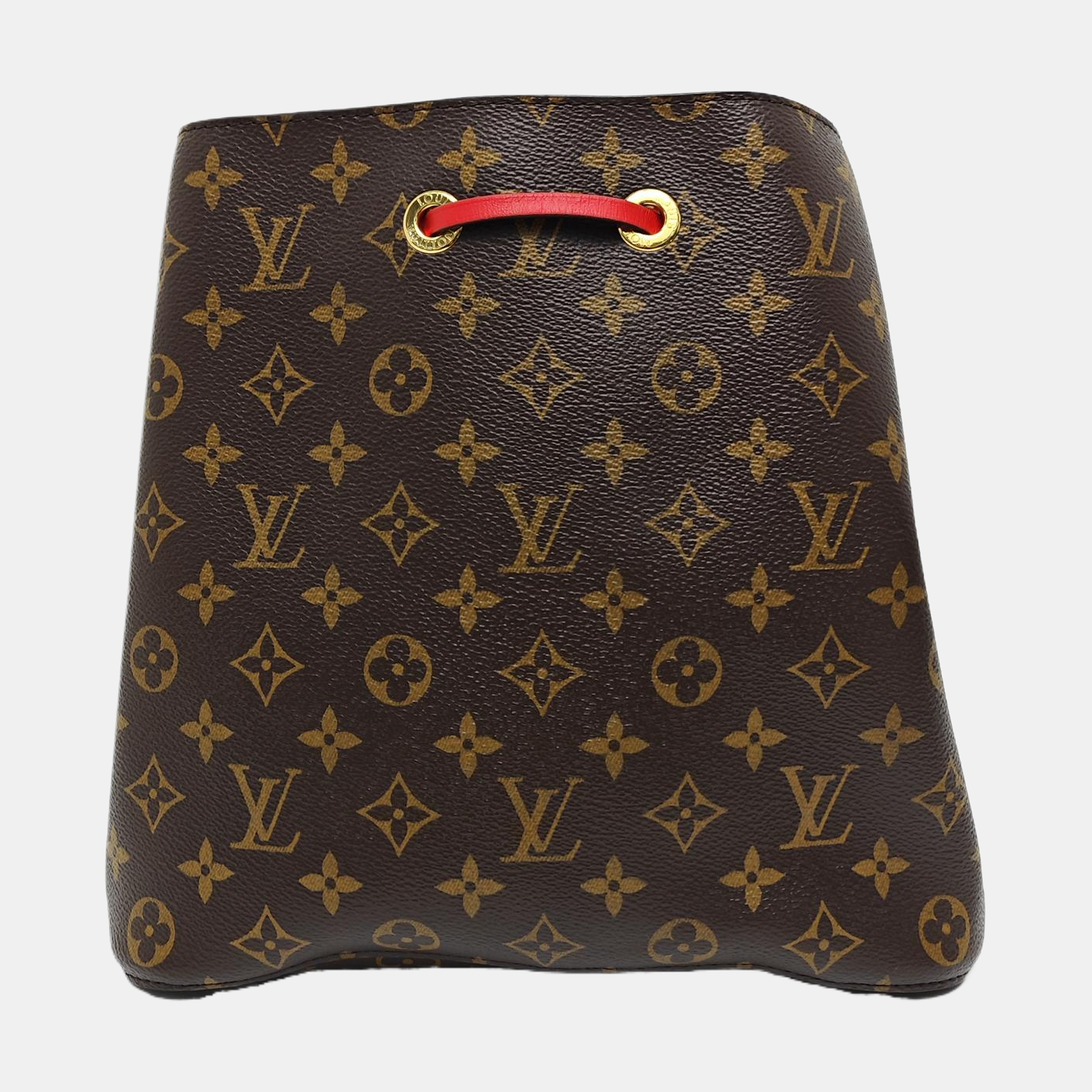 NÉONOÉ MM Monogram Coated Canvas Brown