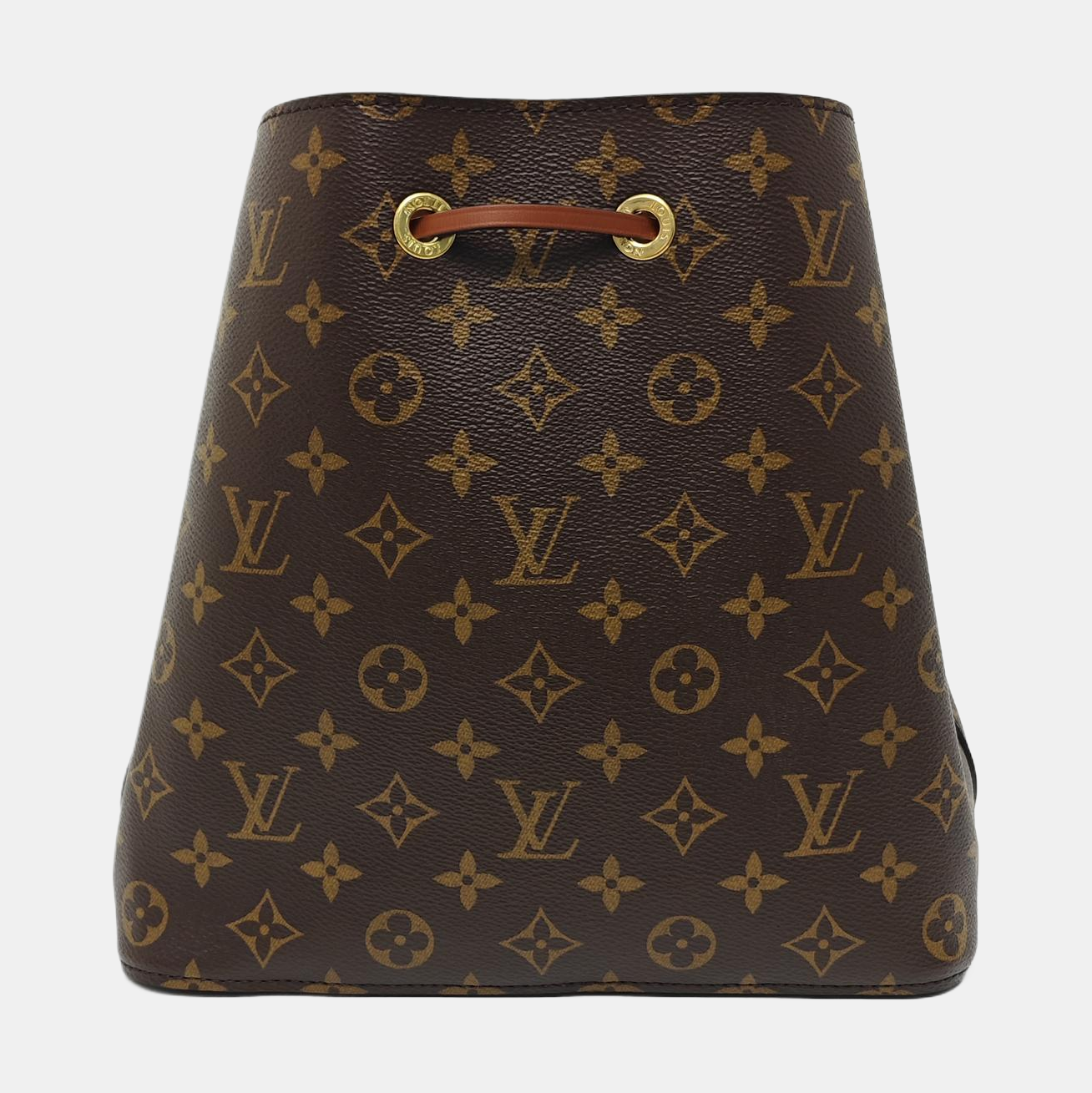 NÉONOÉ MM Monogram Coated Canvas Brown