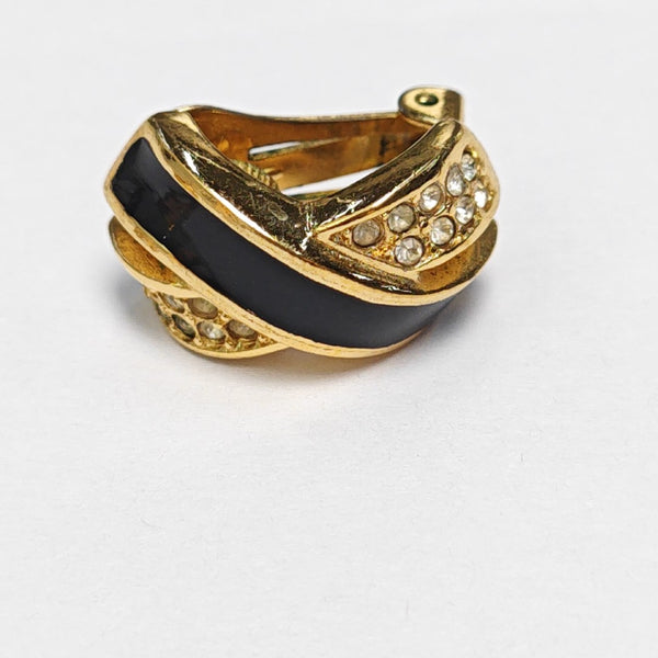 Metal Gold Clip On Earrings