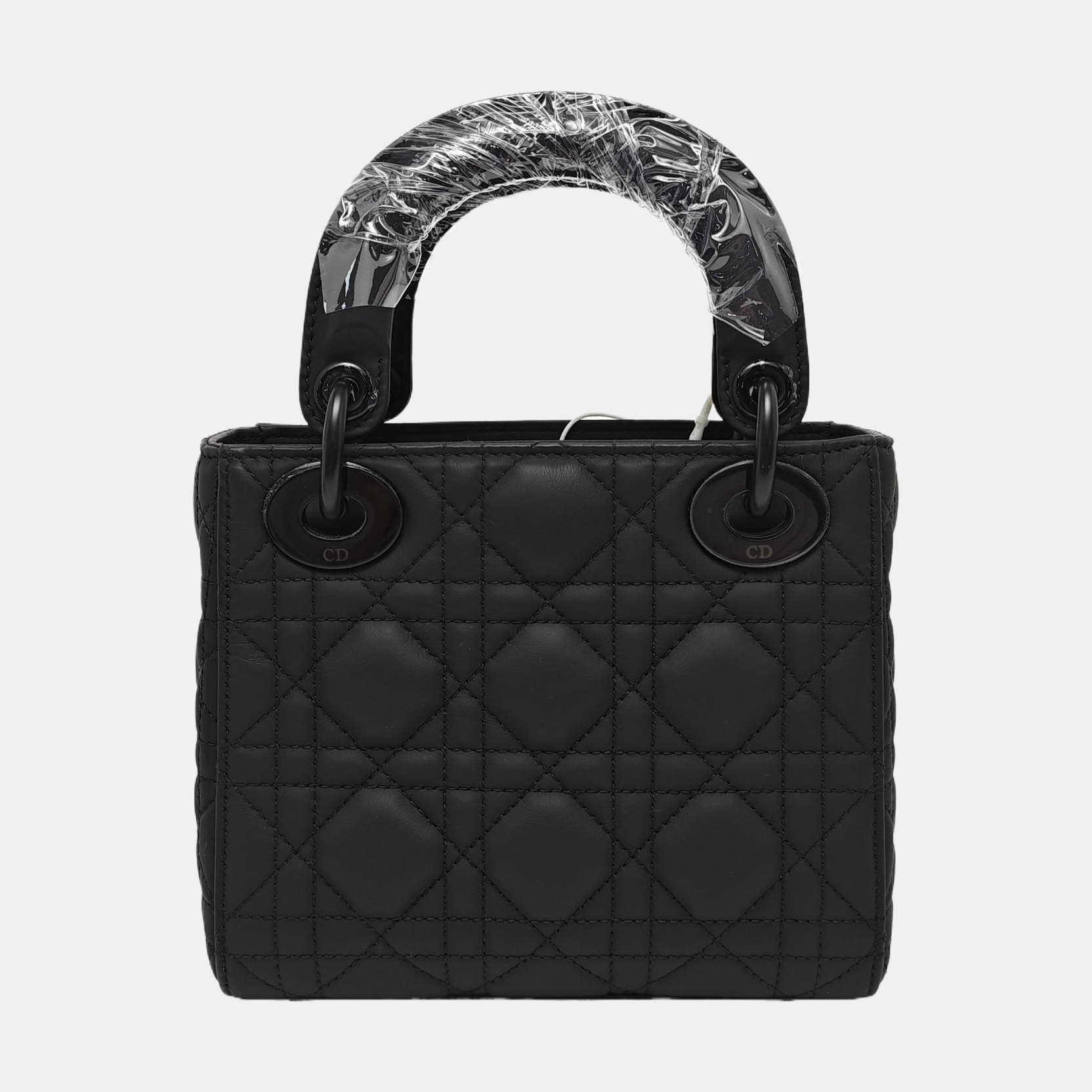 Lady Dior Mini Cannage Lambskin Black