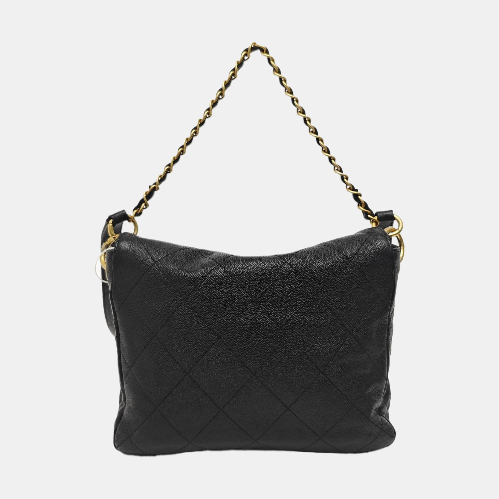 Suppletwins Quilted Grained Calfskin Black