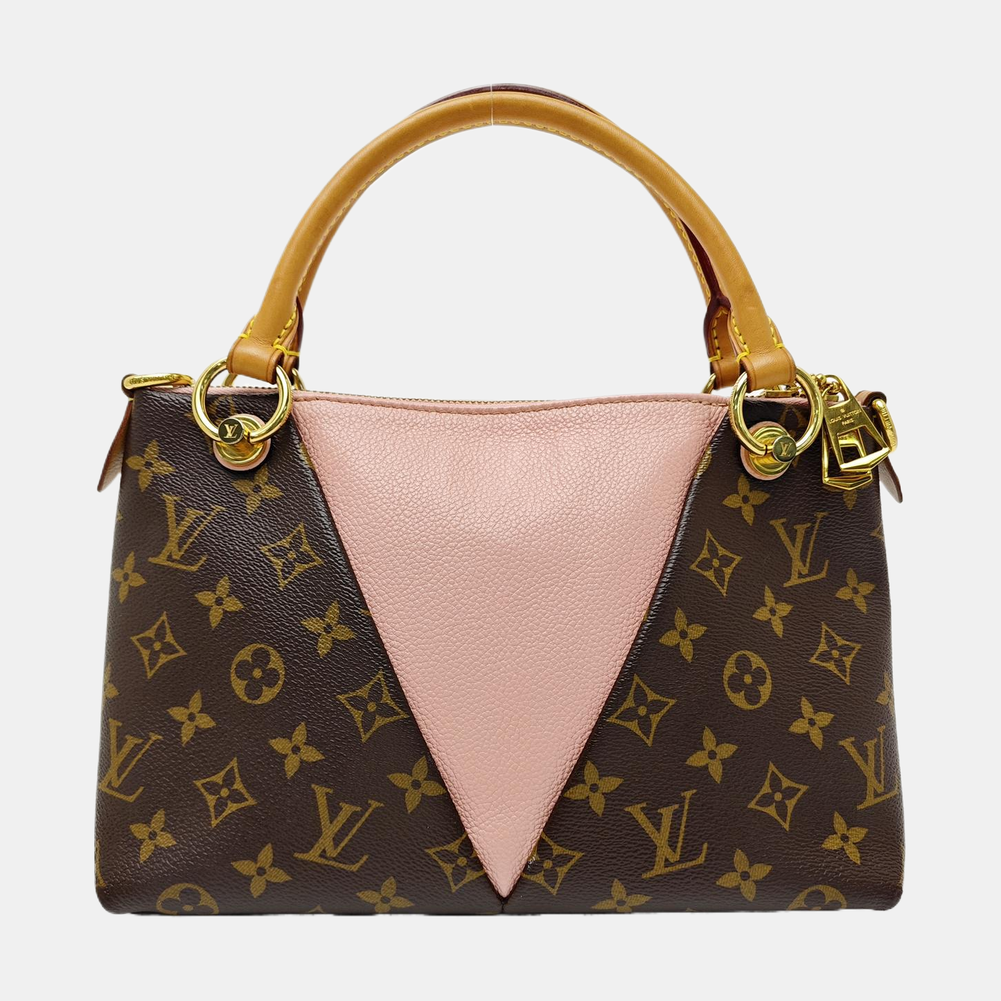 V TOTE BB Monogram Coated Canvas Pink
