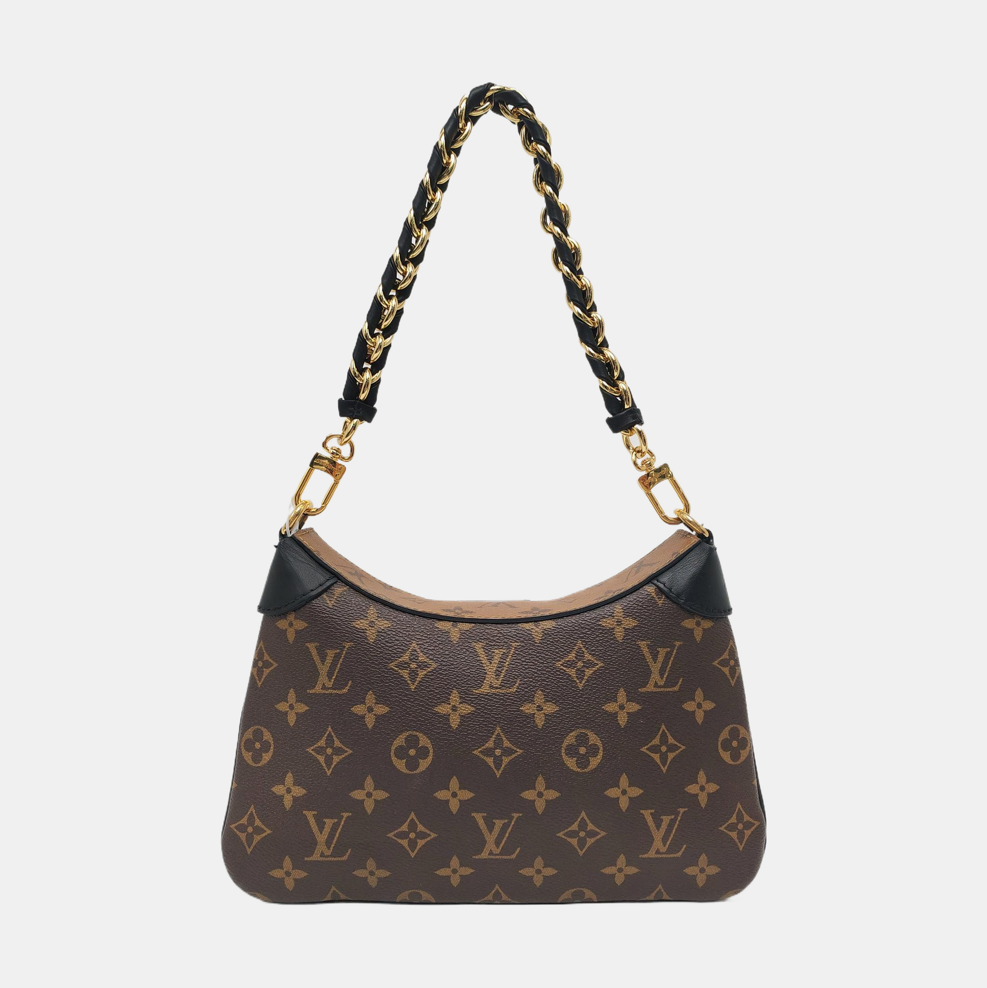 TWINNY Monogram Coated Canvas Brown