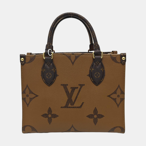 ONTHEGO PM Monogram Coated Canvas Brown