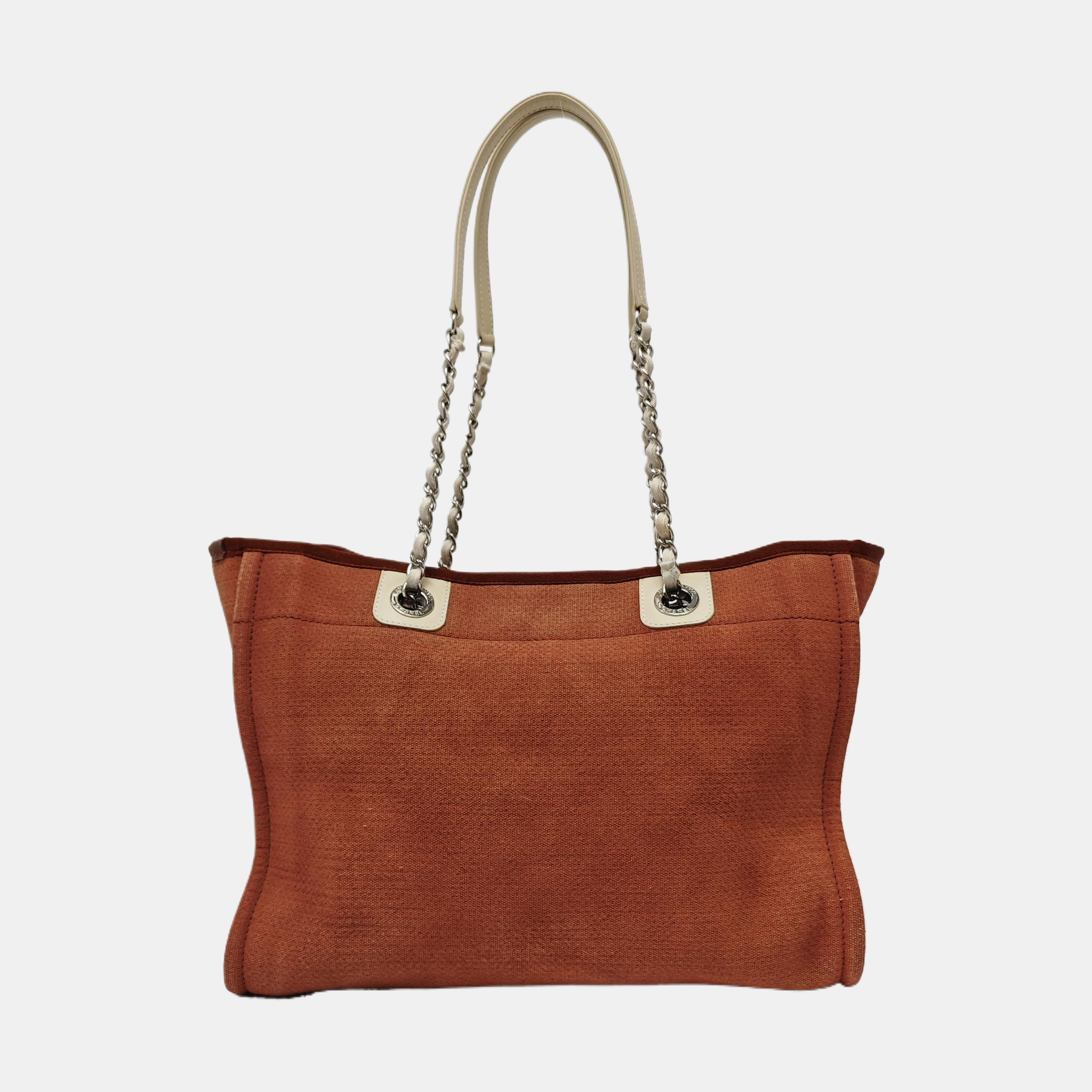 Authenticated pre-owned  DEAUVILLE Canvas Brown - Tote Bag at Looply
