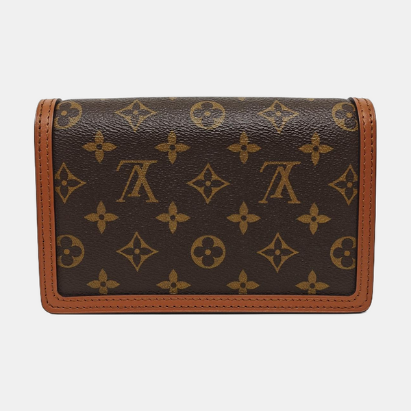 DAUPHINE WOC Monogram Coated Canvas Brown