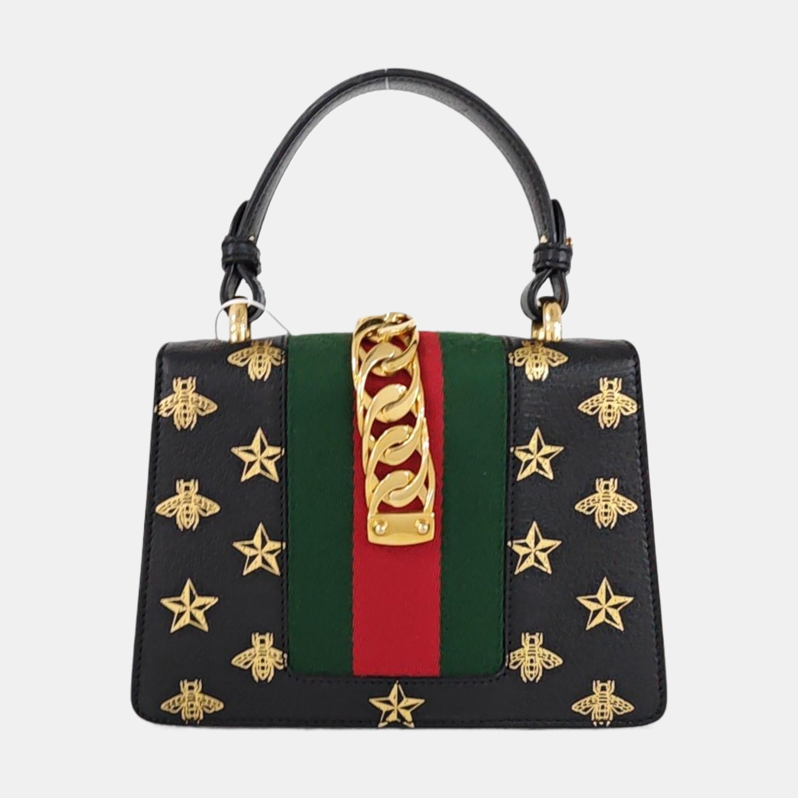 Sylvie Mini Calfskin Black