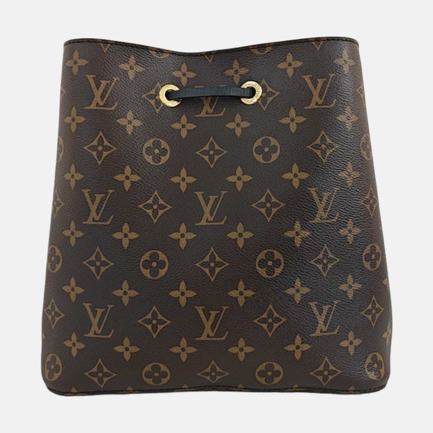 NÉONOÉ MM Monogram Coated Canvas Brown