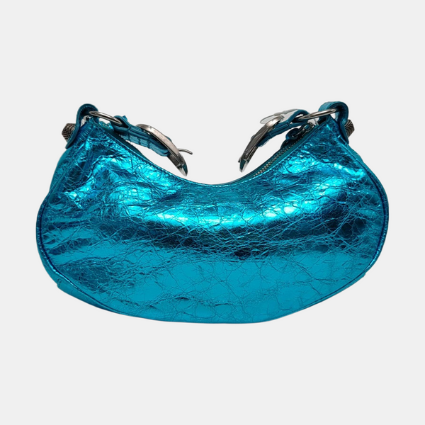 Le Cagole Small Lambskin Blue