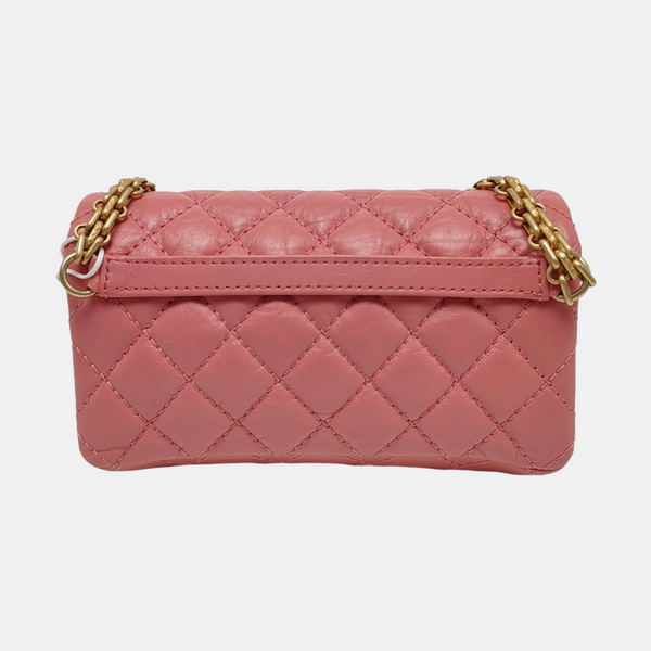 2.55 224 Quilted Calfskin Red