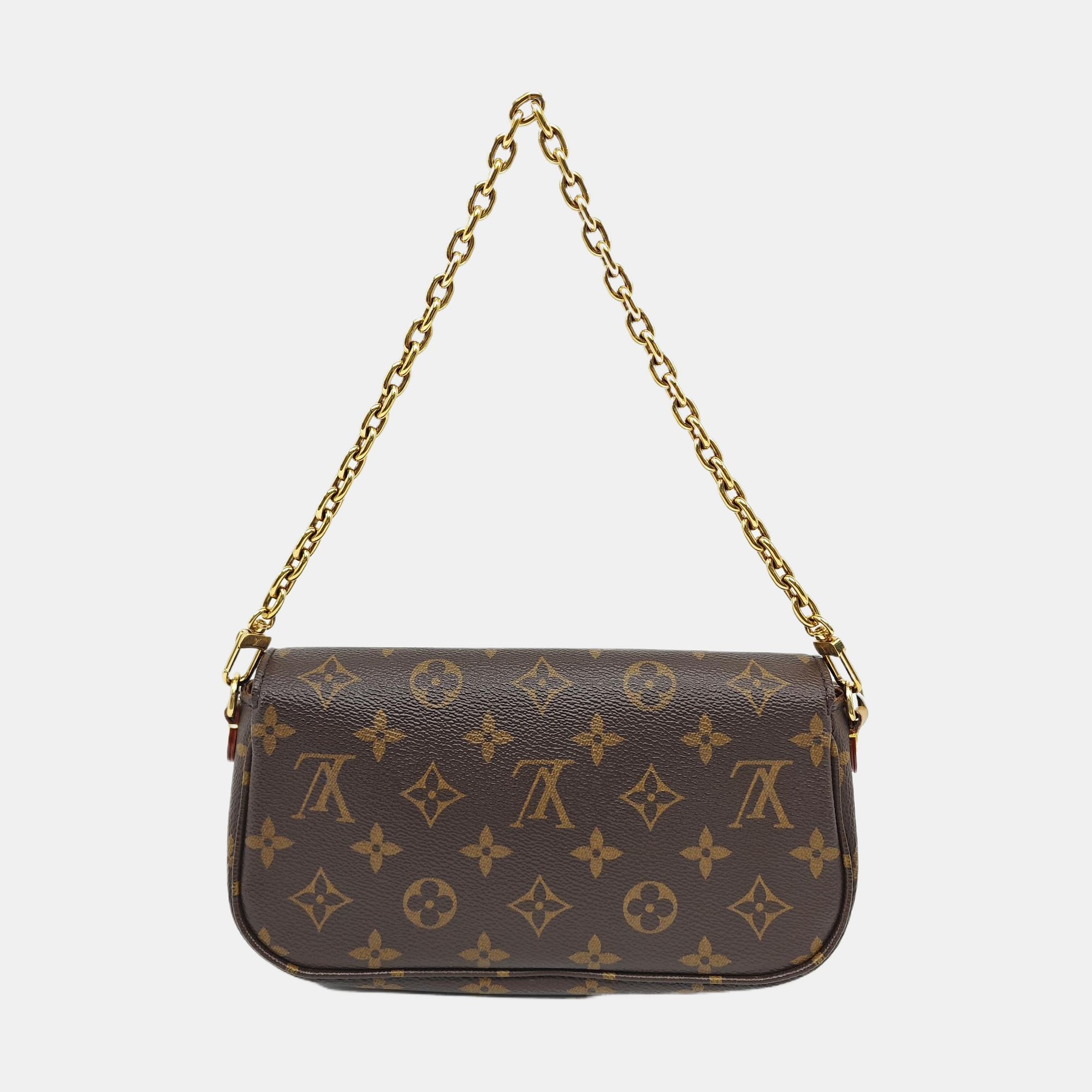 IVY Monogram Coated Canvas Brown