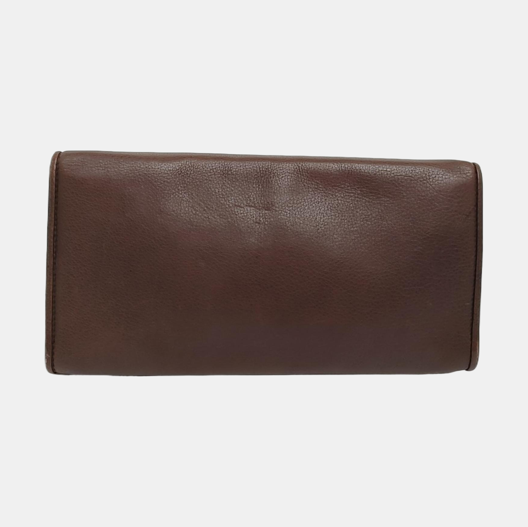 Calfskin Top Handle Bag Brown
