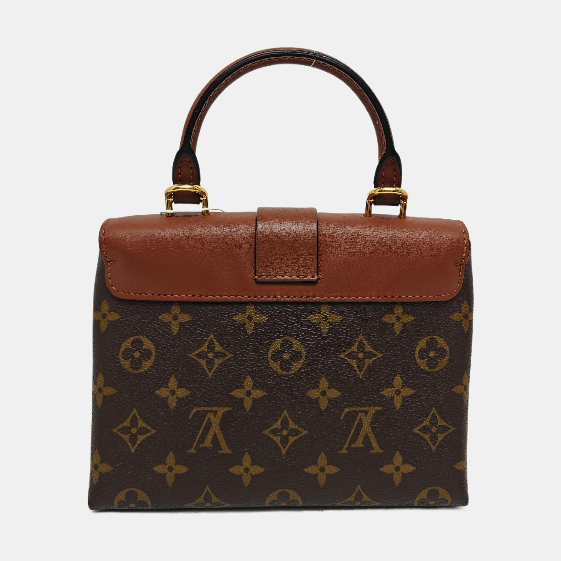 LOCKY BB Monogram Coated Canvas Brown