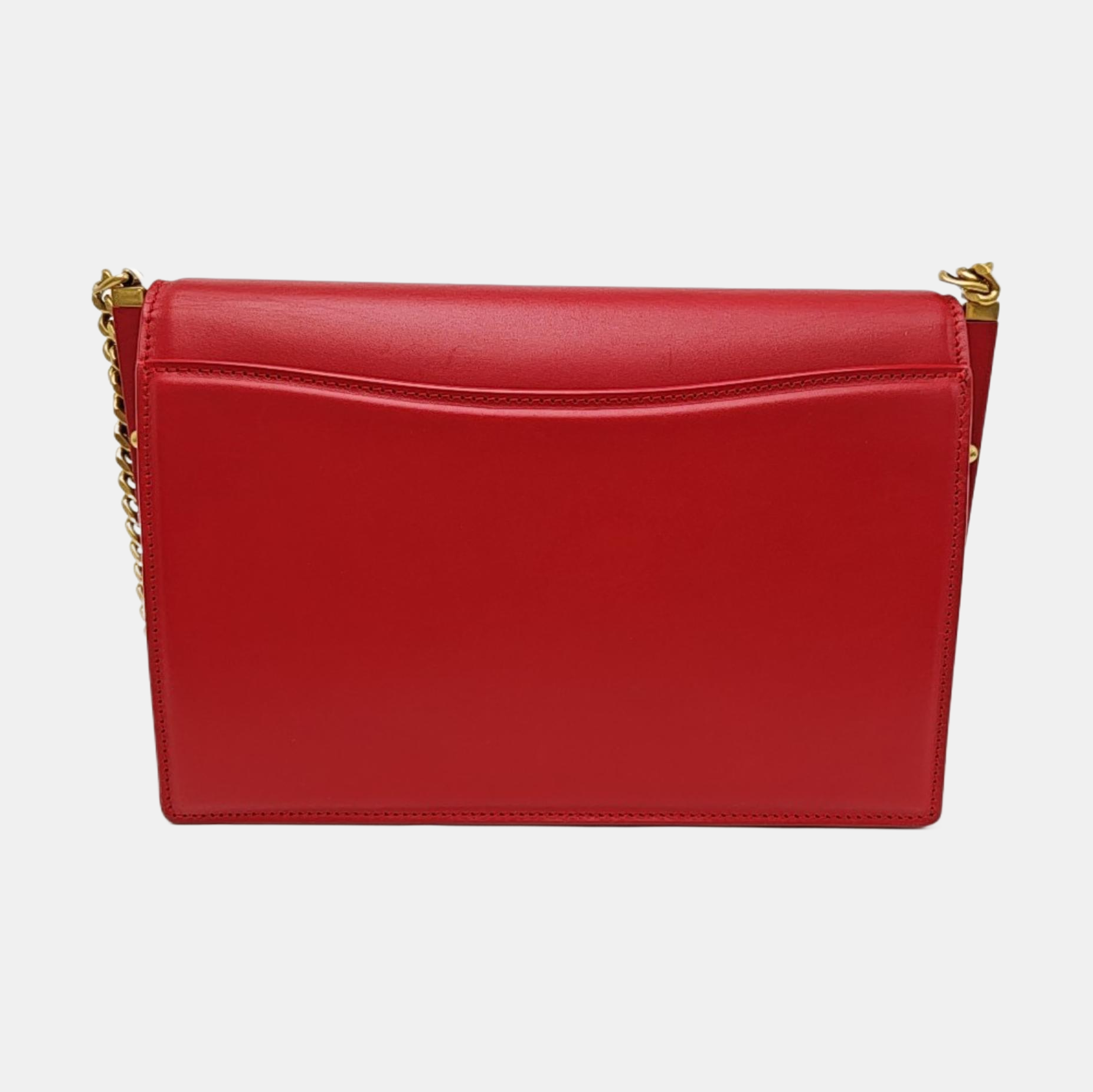 Calfskin Shoulder Bag Red