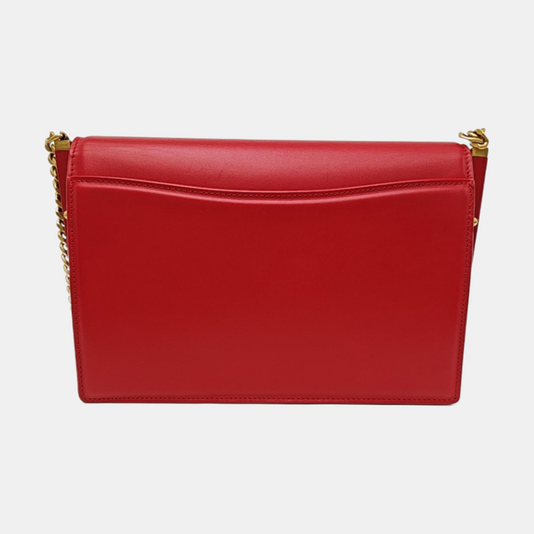 Calfskin Shoulder Bag Red