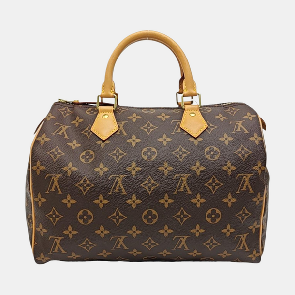 SPEEDY 30 Monogram Coated Canvas Brown