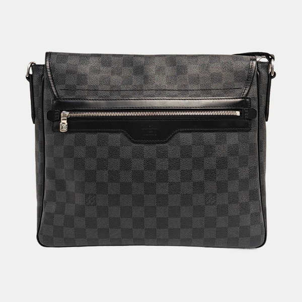 DANIEL Damier Graphite Coated Canvas Gray