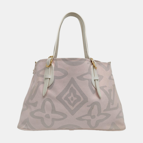 TAHITIENNE CABAS MM Monogram Canvas Pink