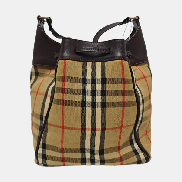 Canvas Shoulder Bag Brown