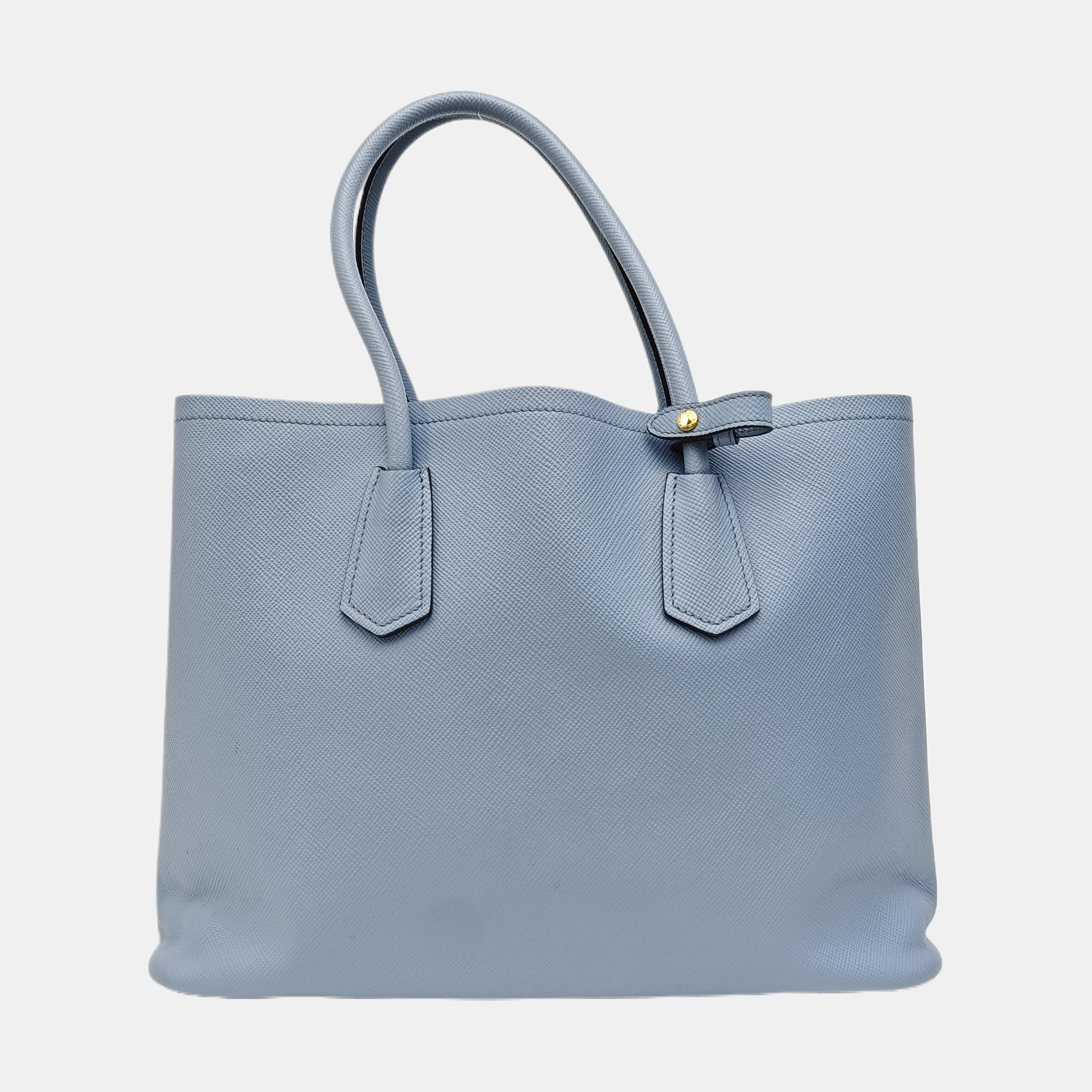 Double Large Calfskin Blue