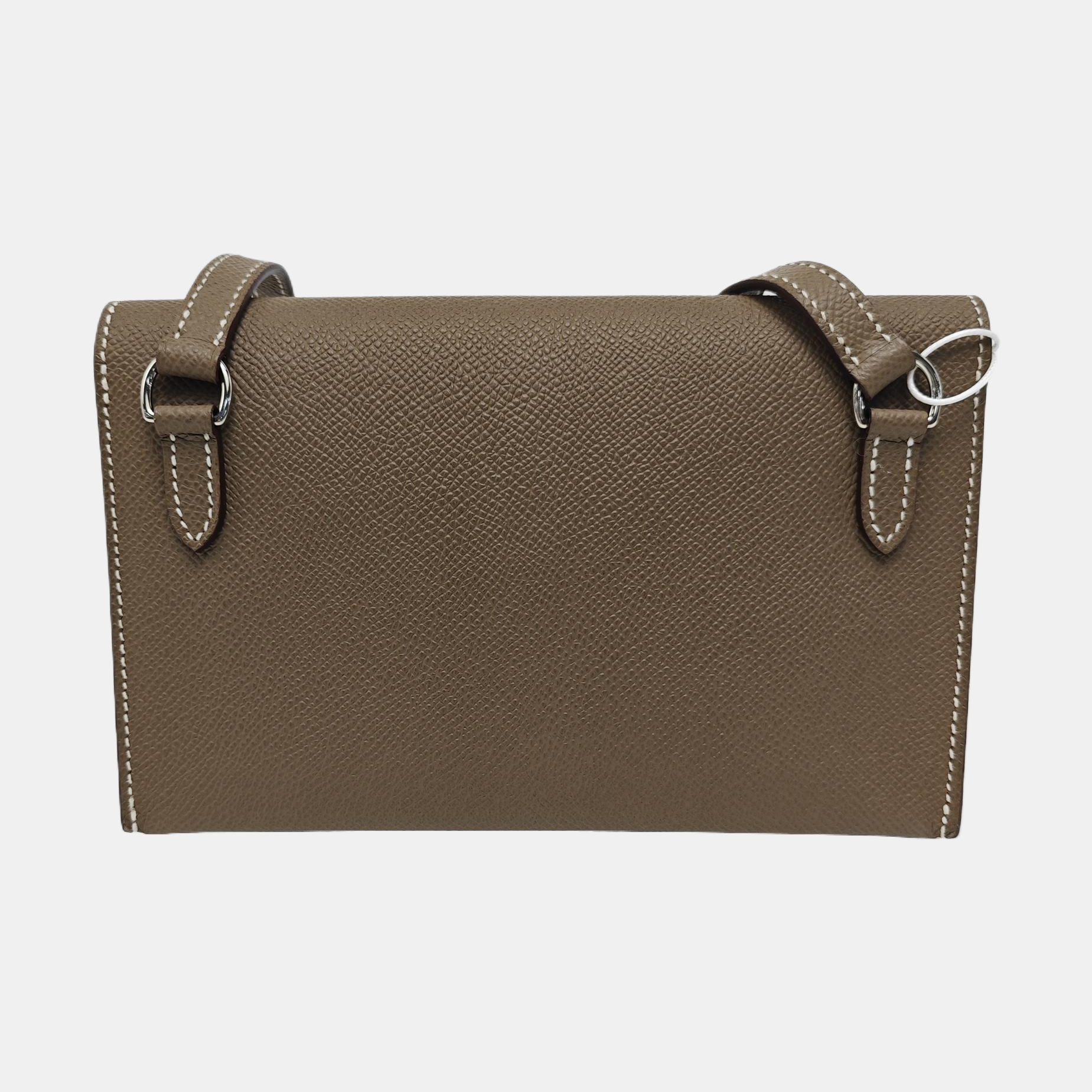 Epsom Shoulder Bag 18 Gray
