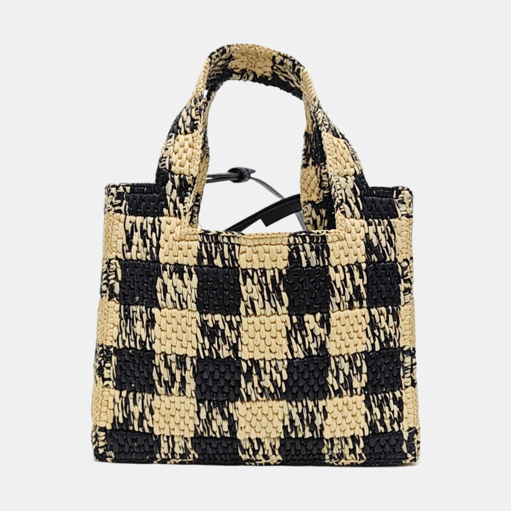 Font Tote Mini Straw Multicolor