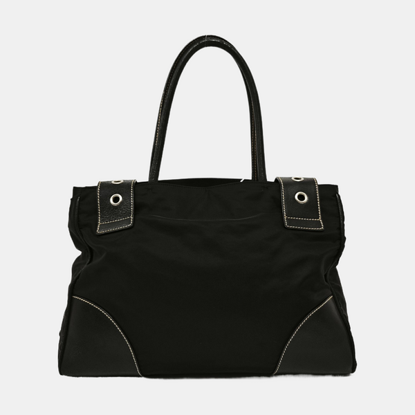 Nylon Tote Bag Black