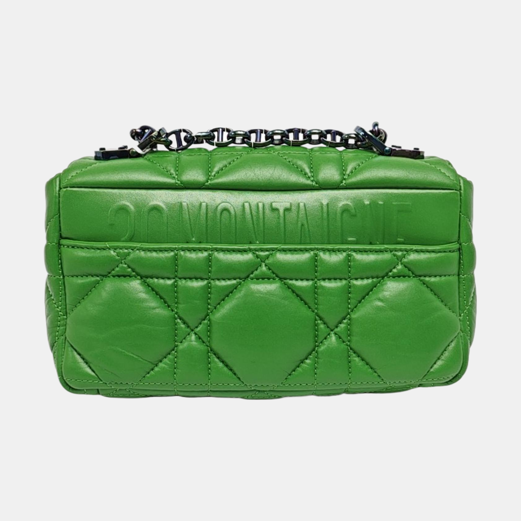 Dior Caro Small Cannage Calfskin Green