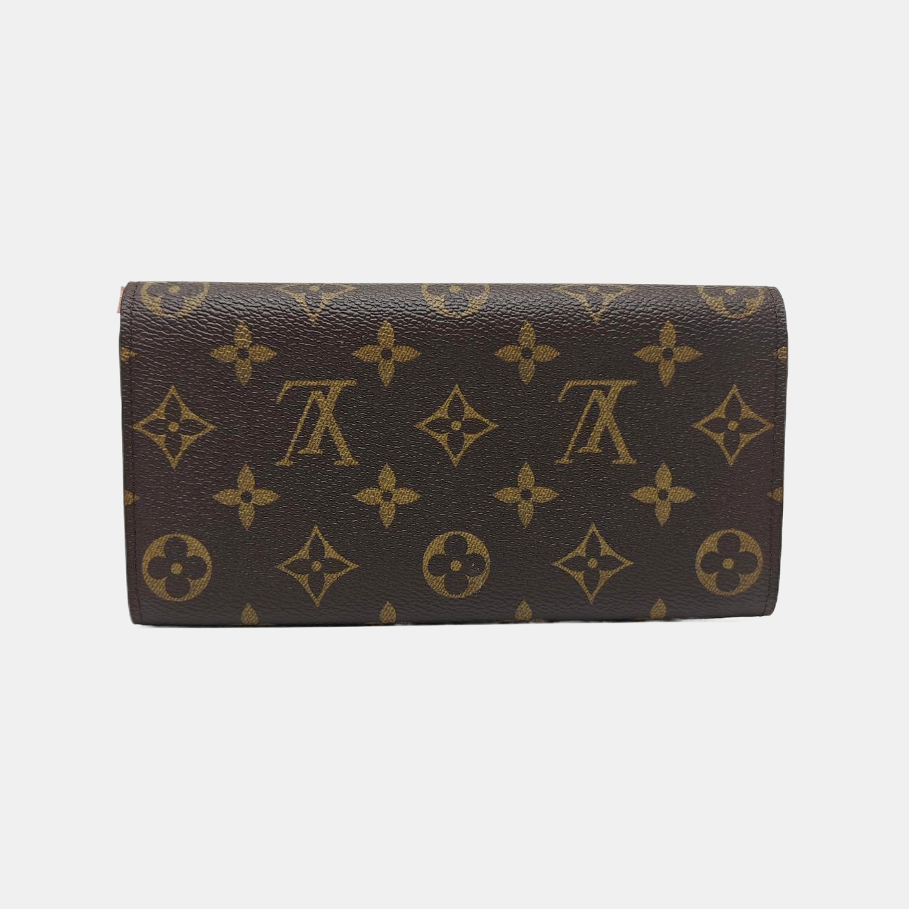 EMILIE Monogram Coated Canvas Brown Wallet