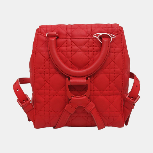 Stardust Cannage Calfskin Red
