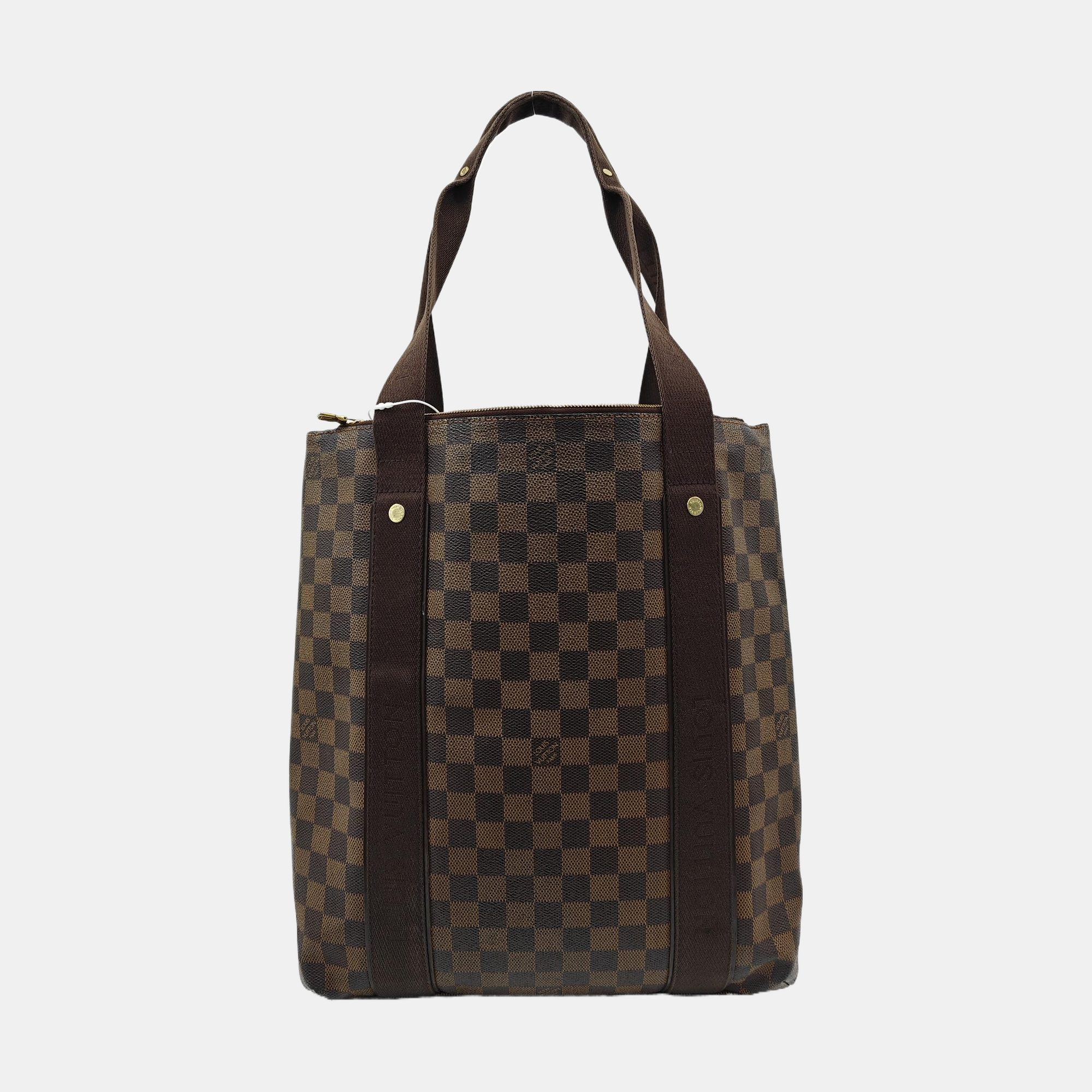 VINTAGE BEAUBOURG Damier Ebene Coated Canvas Brown