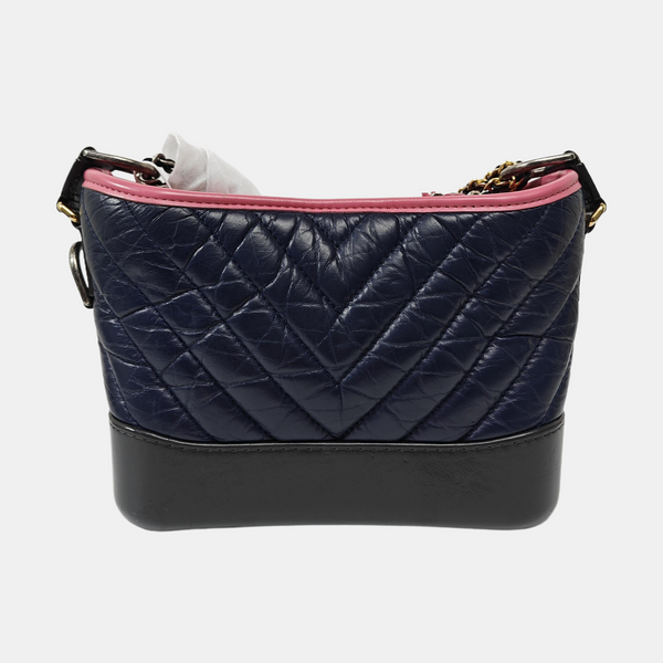 GABRIELLE Small Quilted Calfskin Multicolor