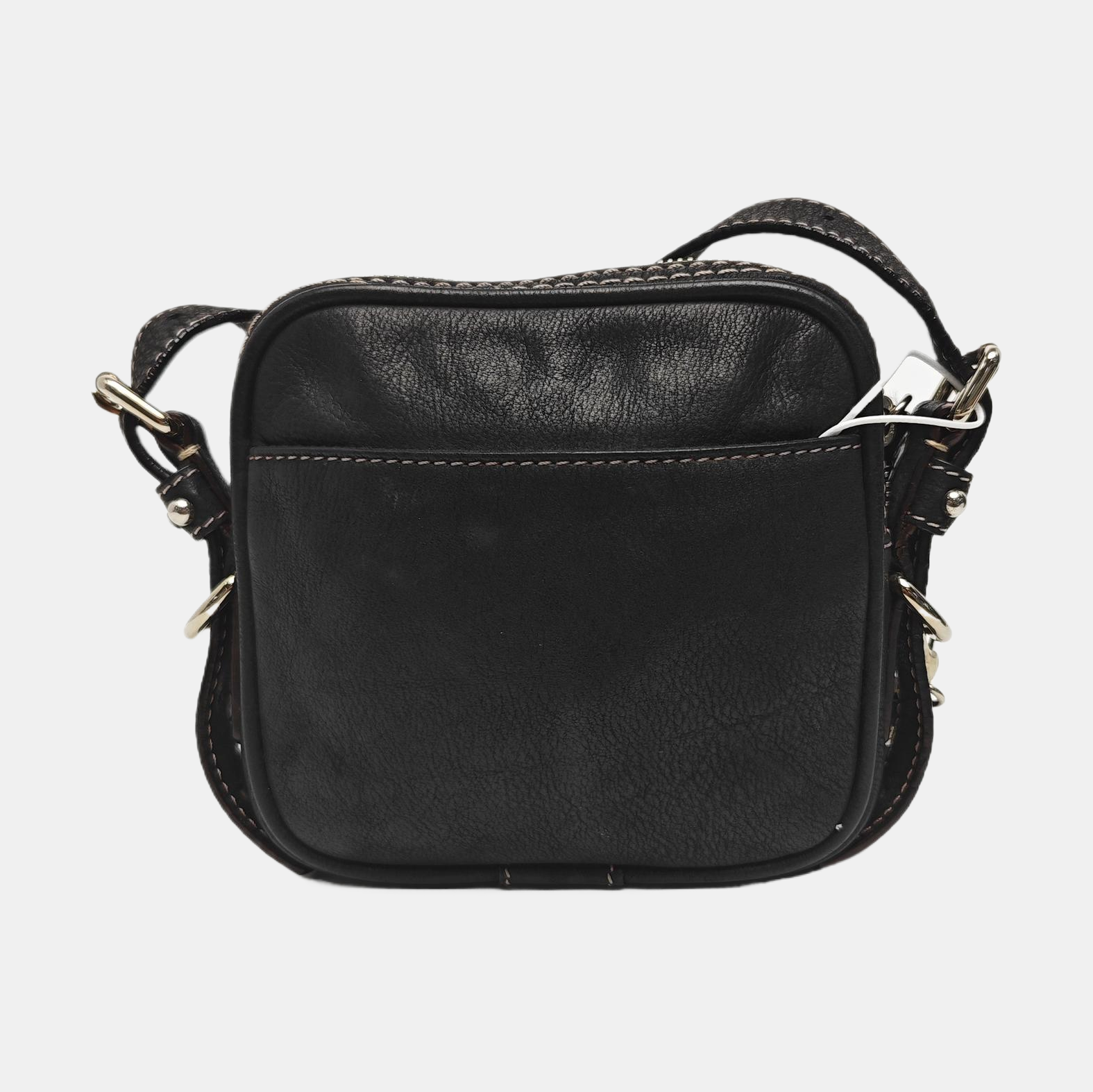 Calfskin Shoulder Bag Black