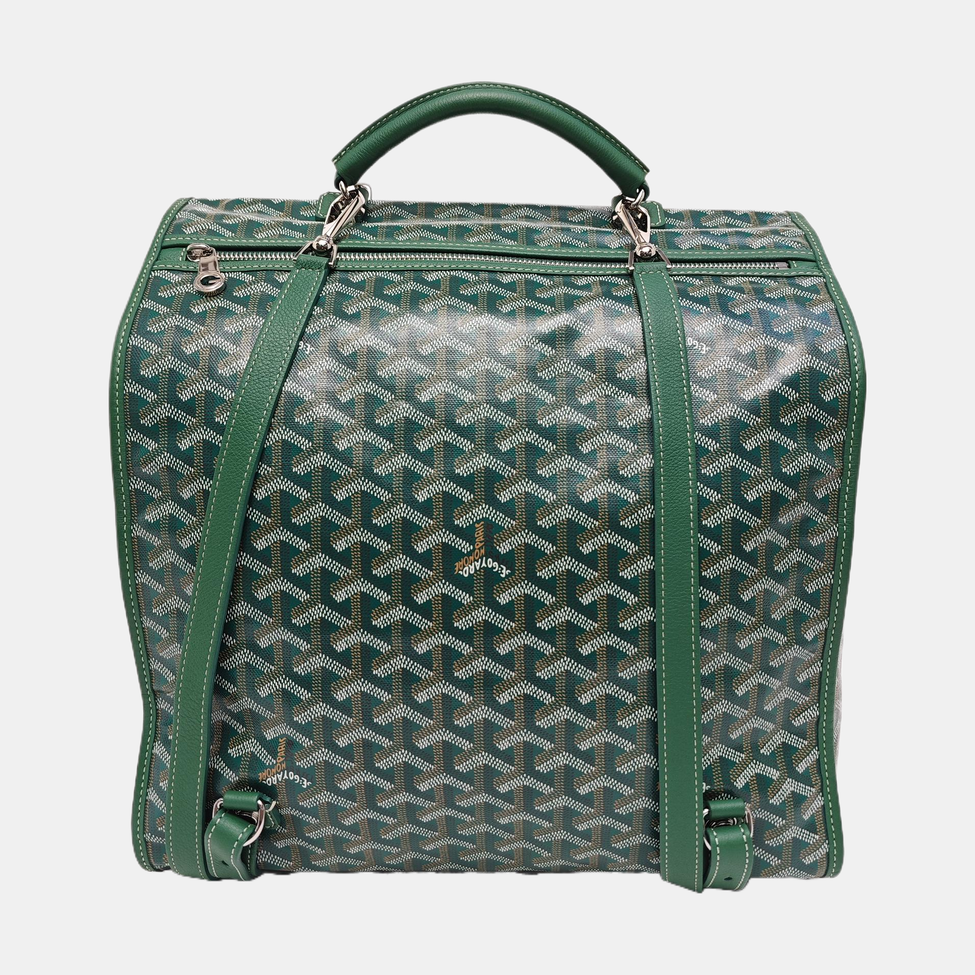 Saint Léger Coated Canvas Green