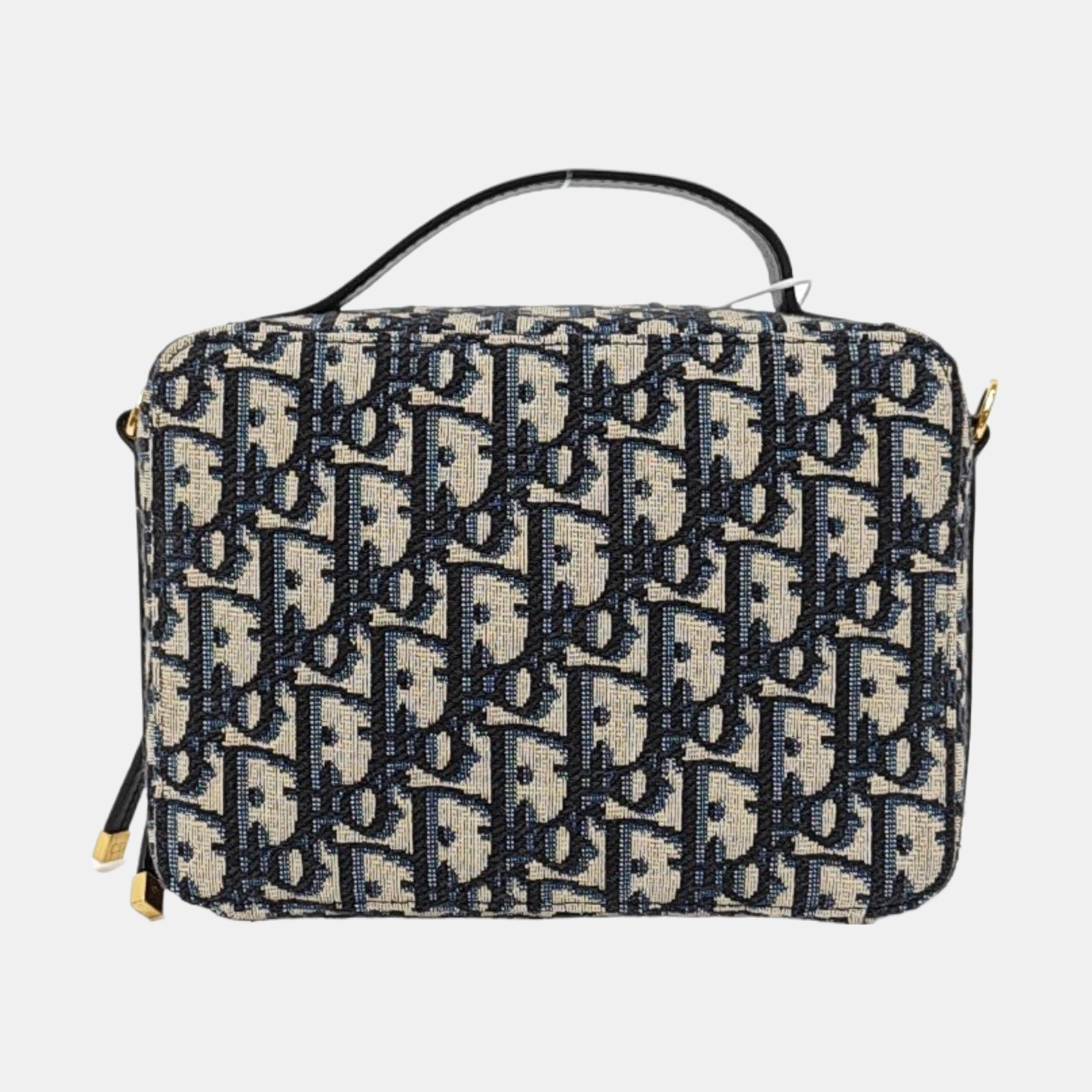 30 Montaigne Mini Oblique Canvas Blue