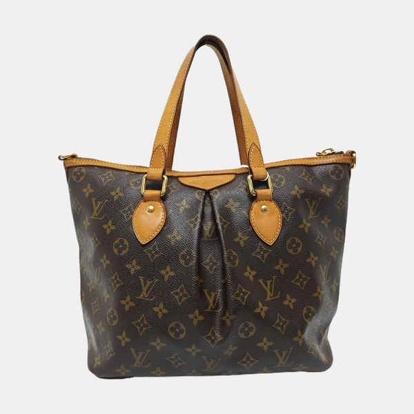 PALERMO PM Monogram Coated Canvas Brown