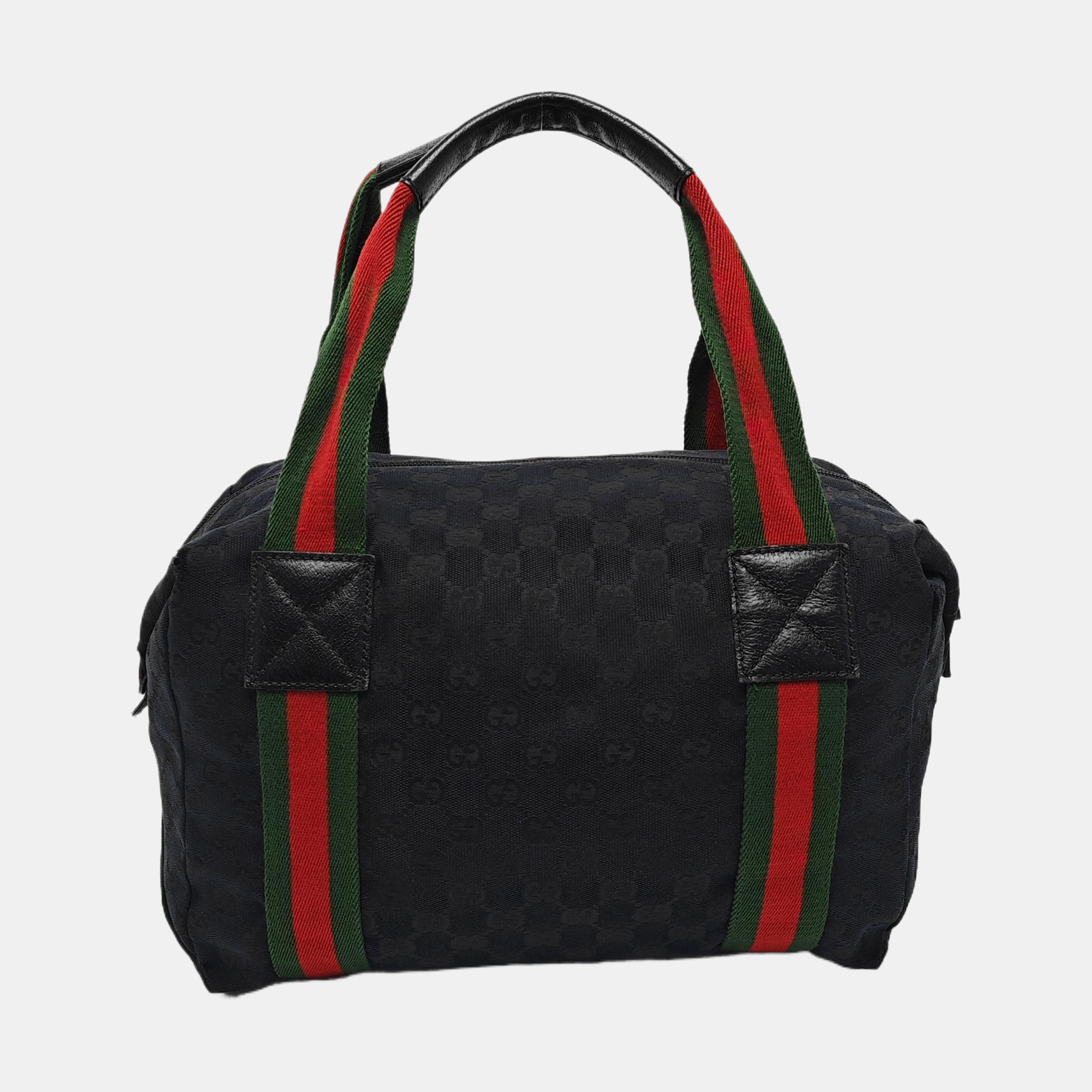 Monogram Canvas Top Handle Bag Black