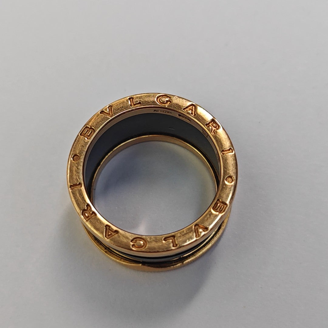B.ZERO1 18k Rose Gold Ring EU 58