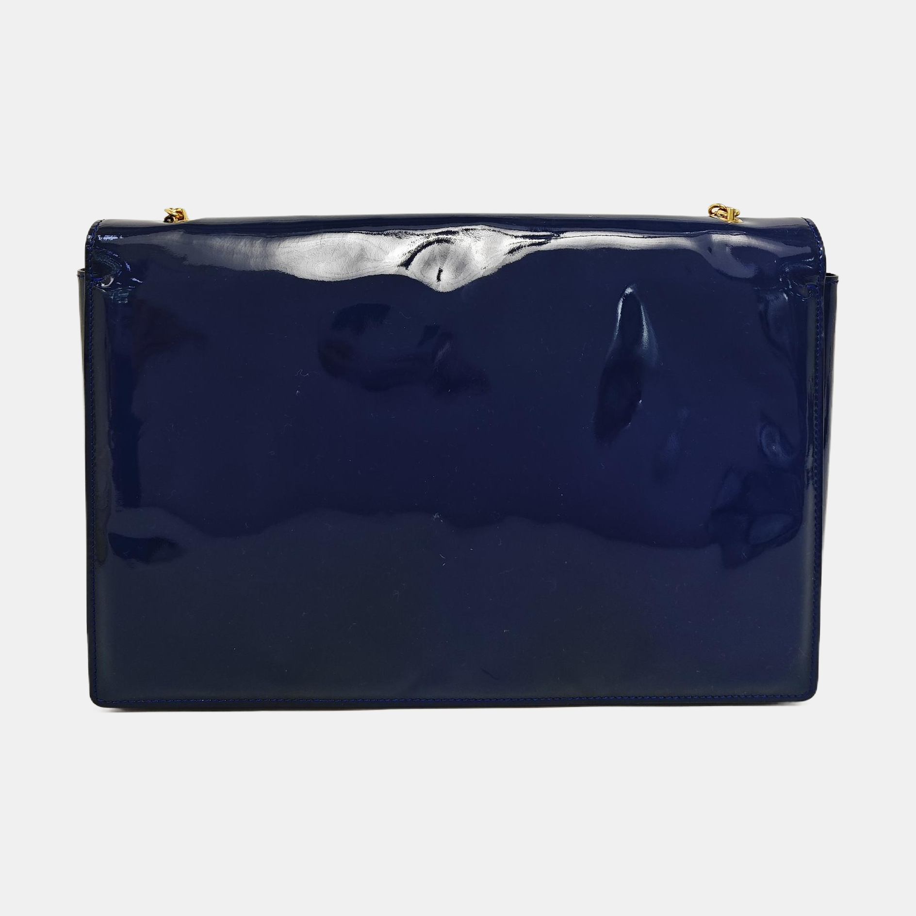 Ginny Patent Leather Blue