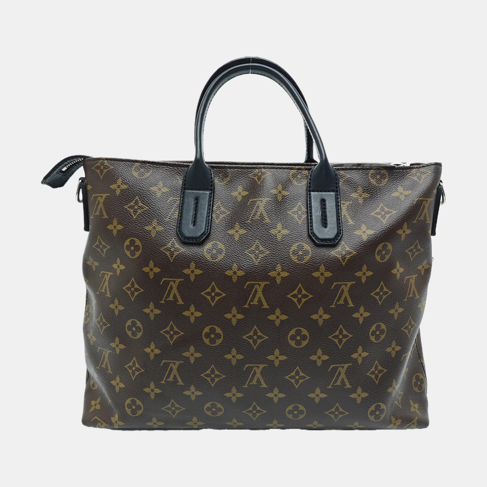 7 DAYS A WEEK Damier Ebene Coated Canvas Brown