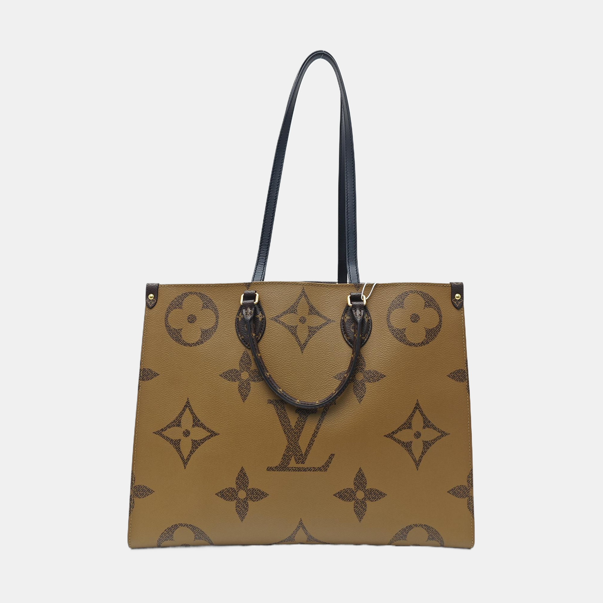 ONTHEGO GM Monogram Coated Canvas Brown