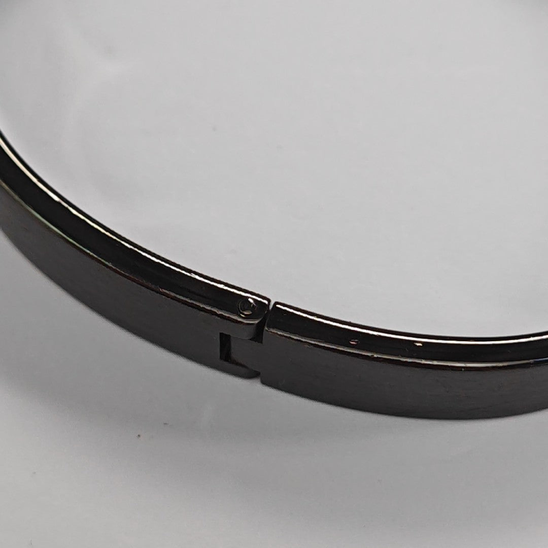 Clic Hh Metal Black Bangle