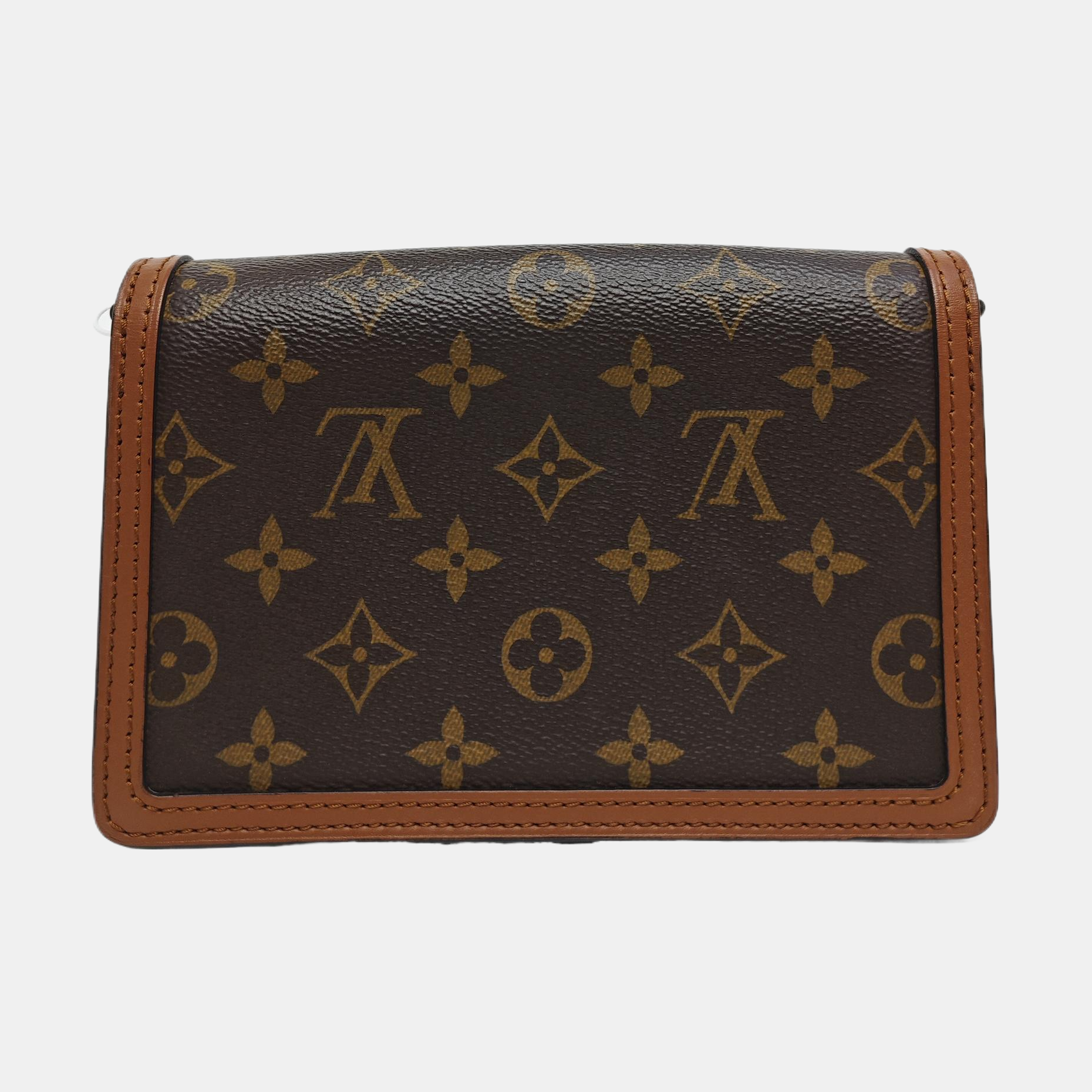 DAUPHINE WOC Monogram Coated Canvas Brown