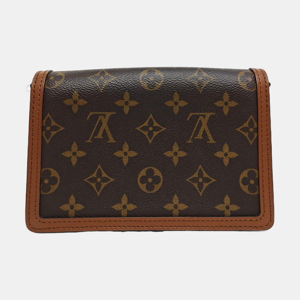 DAUPHINE WOC Monogram Coated Canvas Brown