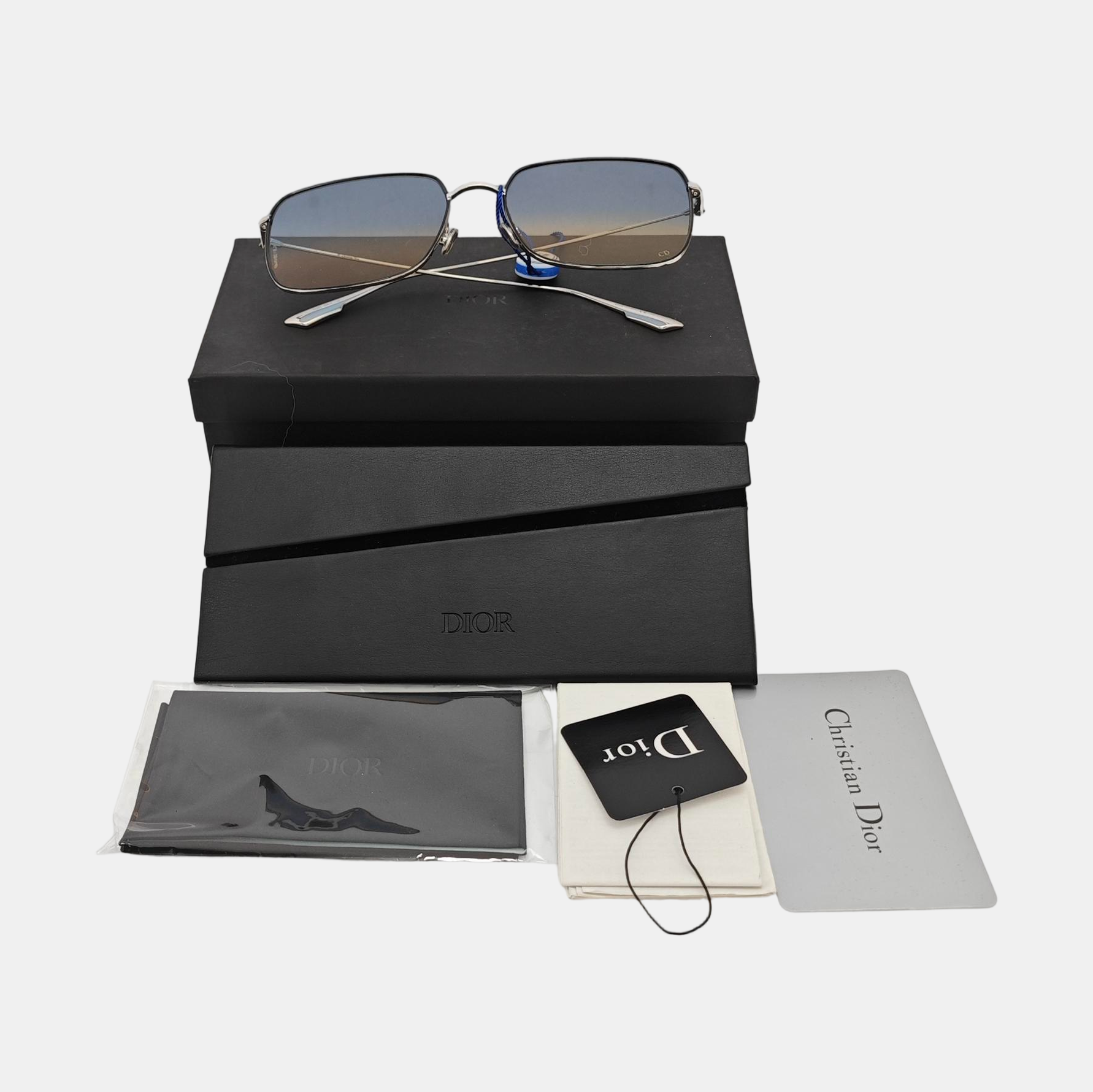 Metal Sunglasses Blue