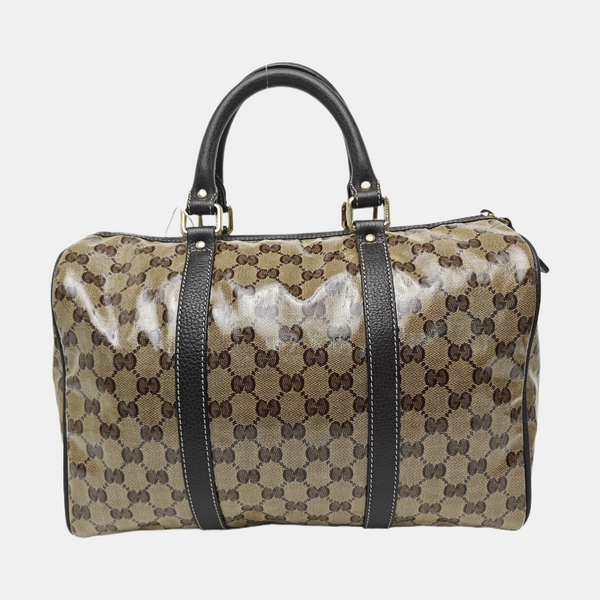 Joy Monogram Coated Canvas Beige