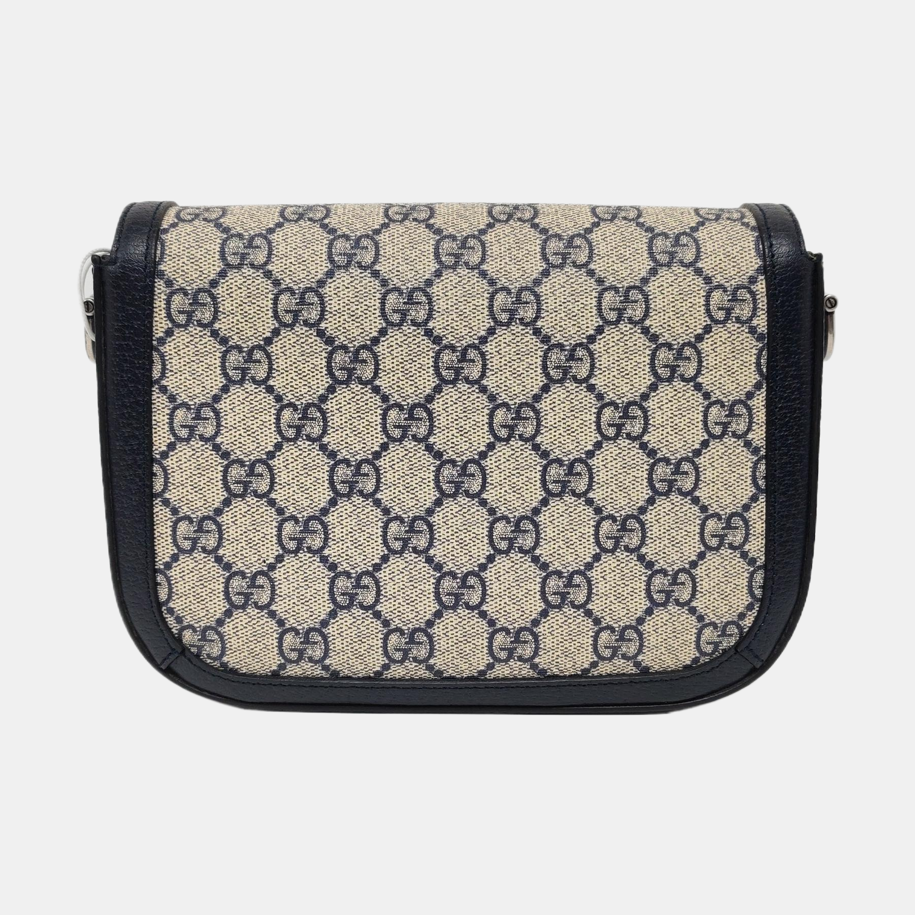 Horsebit 1955 Mini Monogram Coated Canvas Beige
