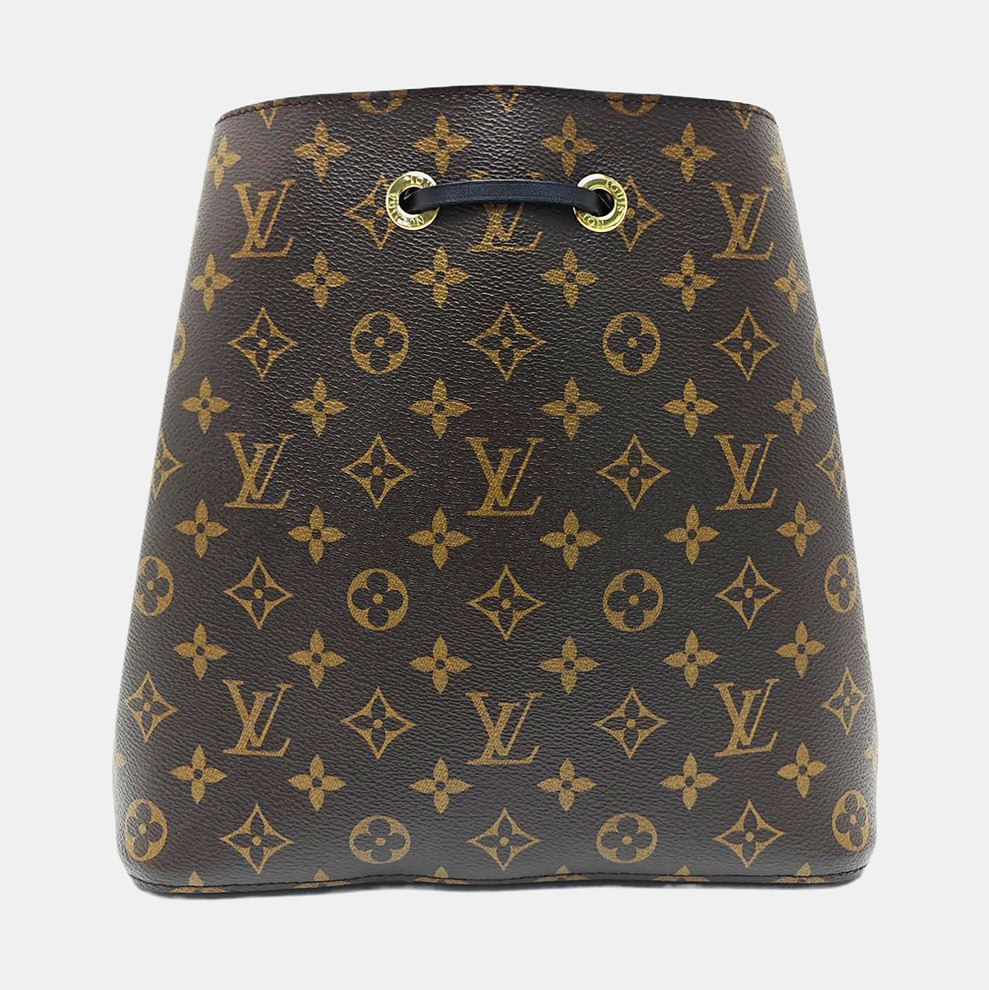 NÉONOÉ MM Monogram Coated Canvas Brown