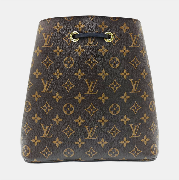 NÉONOÉ MM Monogram Coated Canvas Brown